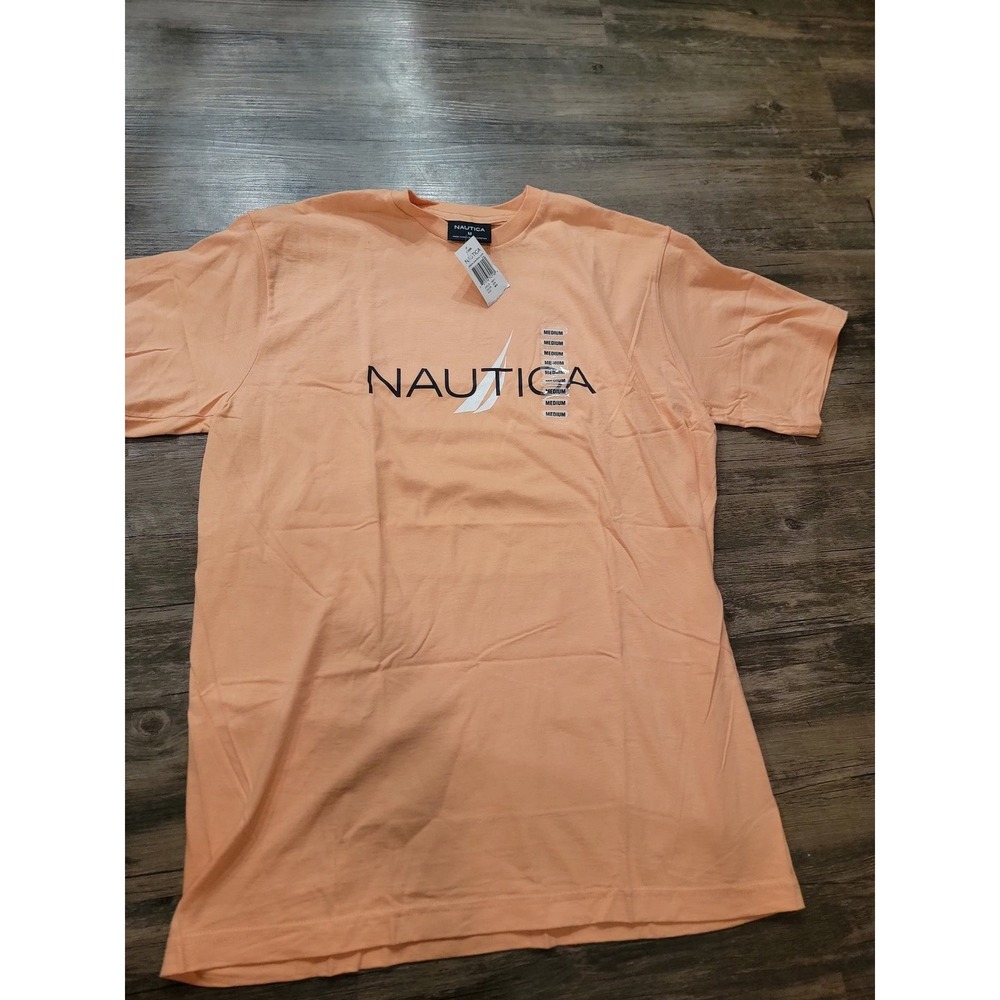 Nautica Mens Graphic Logo Short Sleeve Cotton T-Shirts Lot of 3 Medium